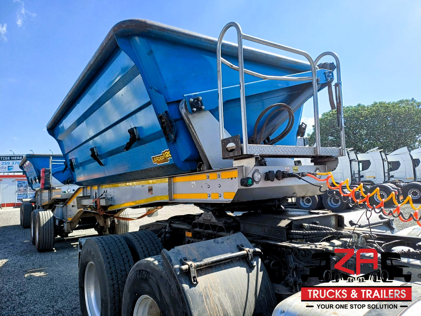 2021 LEADER 20 CUBE SIDE TIPPER TRAILER #53349